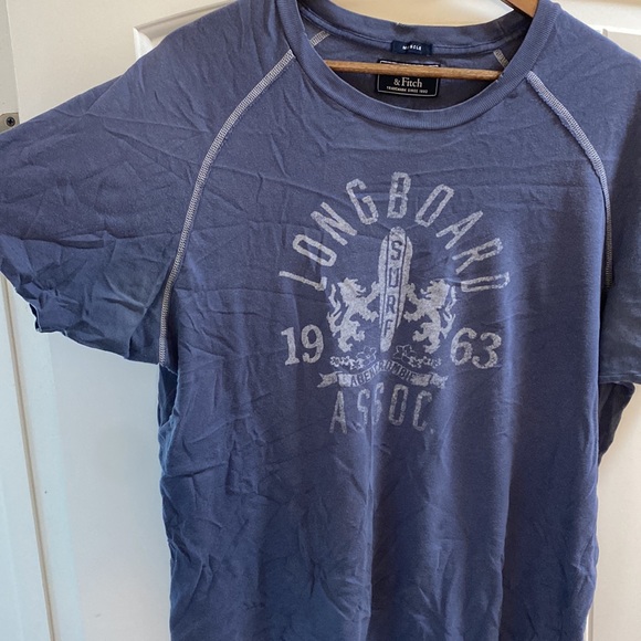 Vintage Abercrombie and Fitch muscle T-shirt purchased, already faded Large - Picture 2 of 4